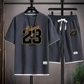 The summer new men's set features street fashion casual comfort softness breathability and 3D digital - View 3 | SAMAG