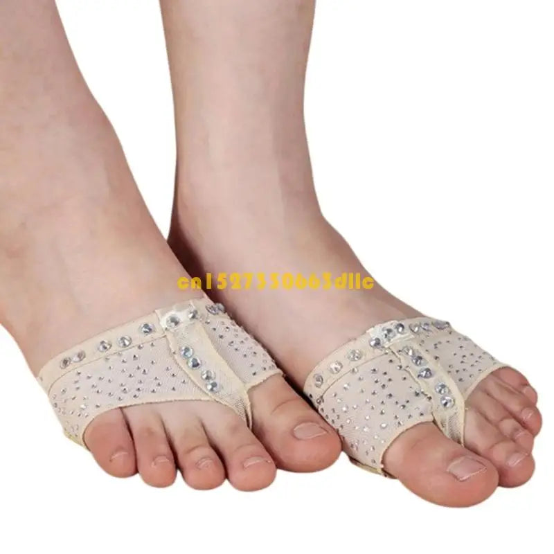 Half Soles Dance Foot Undies,Lyrical Dance Shoes,Ballet Belly Dance Foot Undies 124A