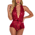 Hot Babydoll Women Sexy Lingerie Dress Costume Open Bra  Sex Chemises Crotchless Bodysuit Lace Erotic Underwear