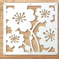 12 PCS Hanging Room Divider Decorative Thick Wall Screen Panels Floral Carving Pattern Hollow Out Design for Bedroom Living Dini