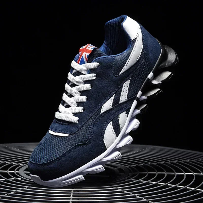 Brand Trend Size 38-48 Men's Wear-resistant Cushioning Thick-soled Fitness Sneakers Outdoor Breathable Running Shoes for Men