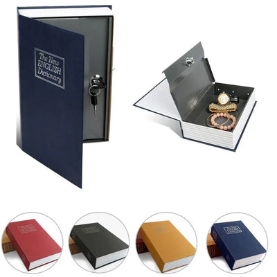 Stash Booksafe Savings Bank Piggy Key Box With Lock Simulated Book Safe Metal Diversion Dictionary Hollow | SAMAG