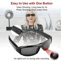 HD 1080P Mini Glasses Camera Portable Video Recorder Wearable Sunglasses Camera Outdoor Sports DV DVR Surveillance Camcorder