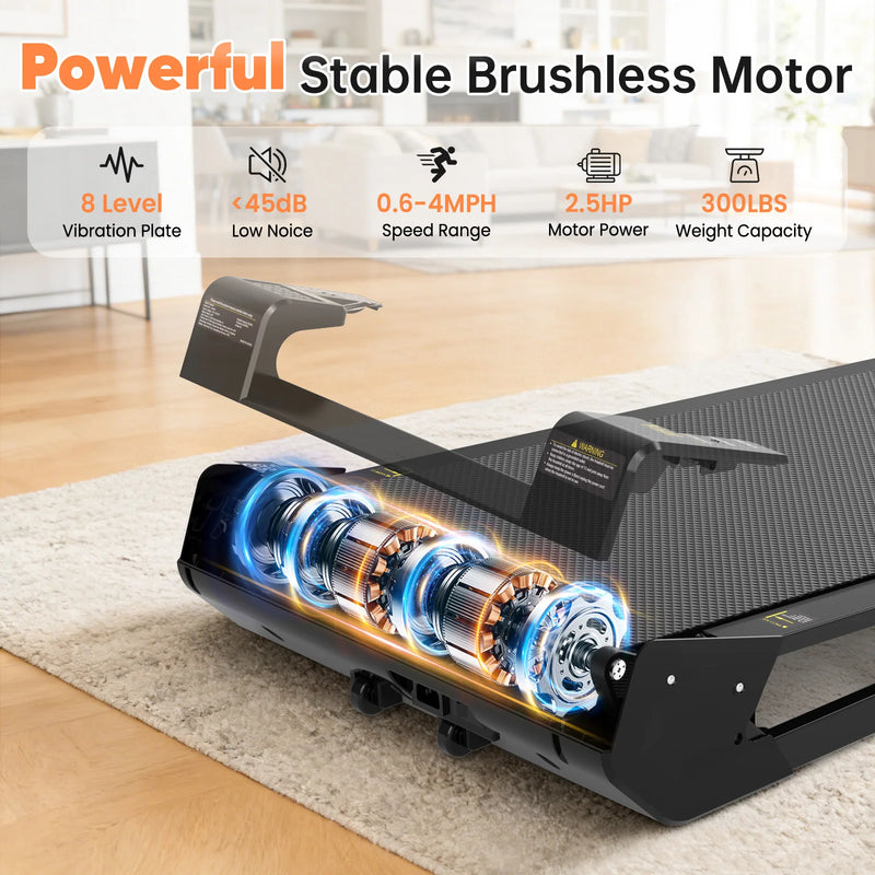 AKLUER Walking Vibration Pad with Incline, Low Noise | SAMAG