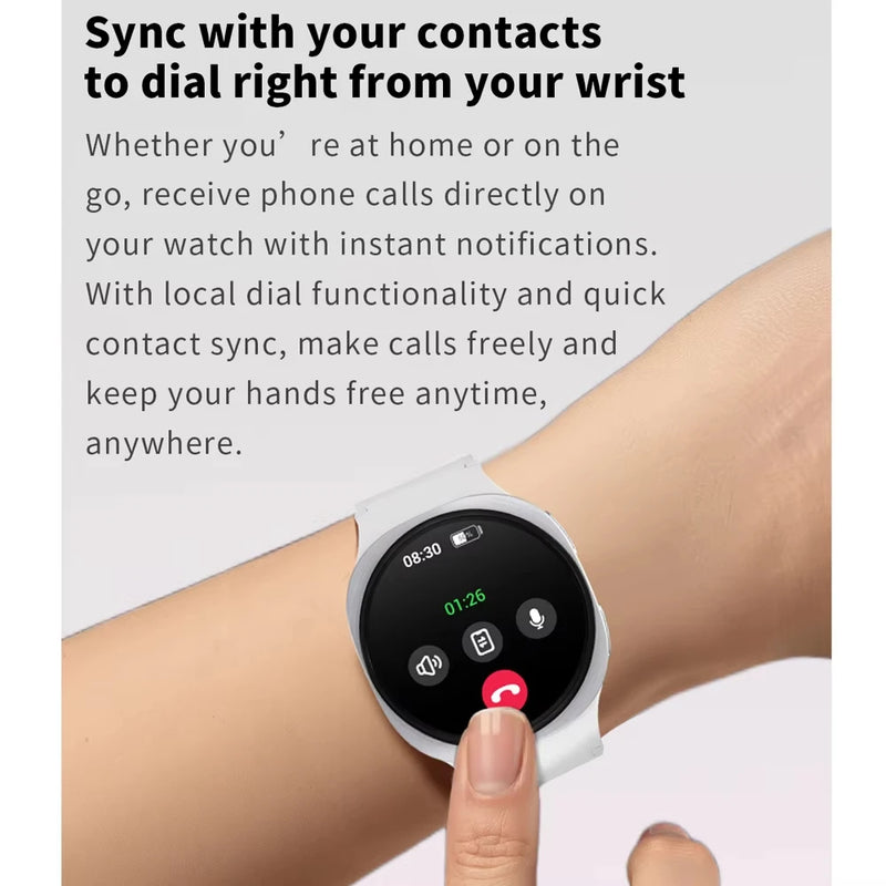 2026 Watch GPS Track Smart Watches For Men Women Sport Heart Rate Bluetooth Call NFC IP68 Waterproof Compass Smartwatch 8 Mini