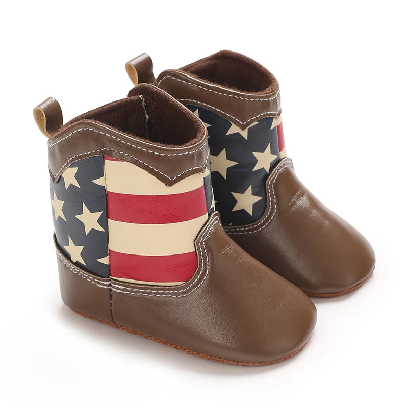 0-18M Infant Baby Autumn Winter Short Boots Soft Cotton Material Rubber Sole Warm Casual Walking Boots