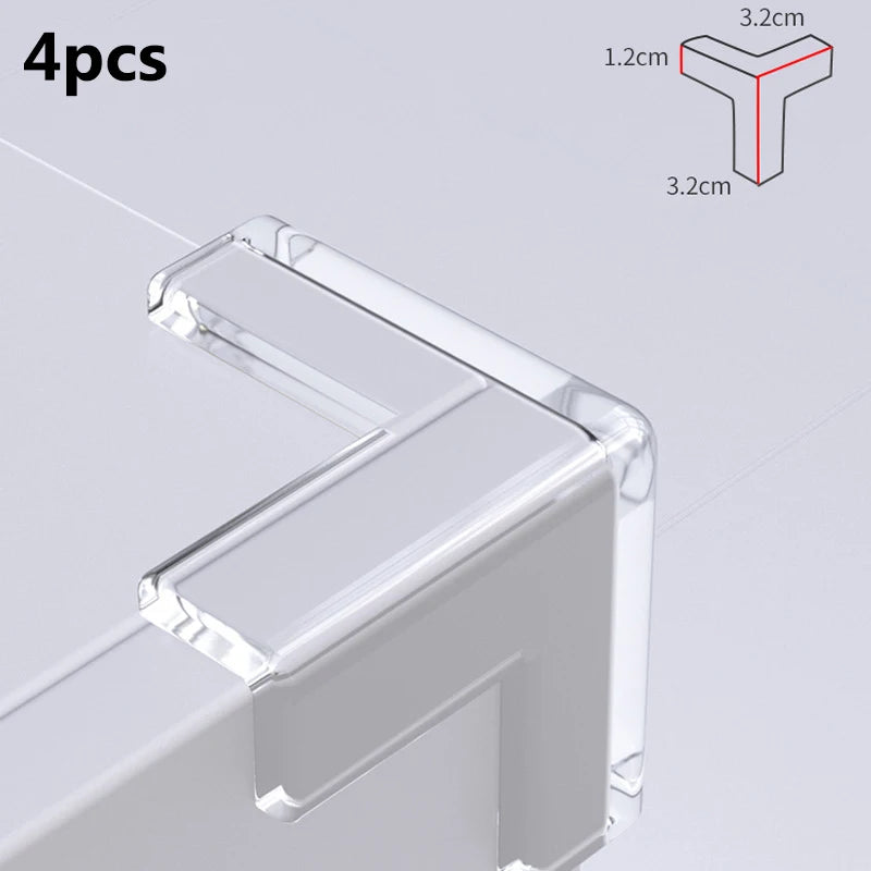 16/32pcs Baby Safety Luminous Silicone Protector Table Corner Edge Protection Children Anticollision Guards Cover