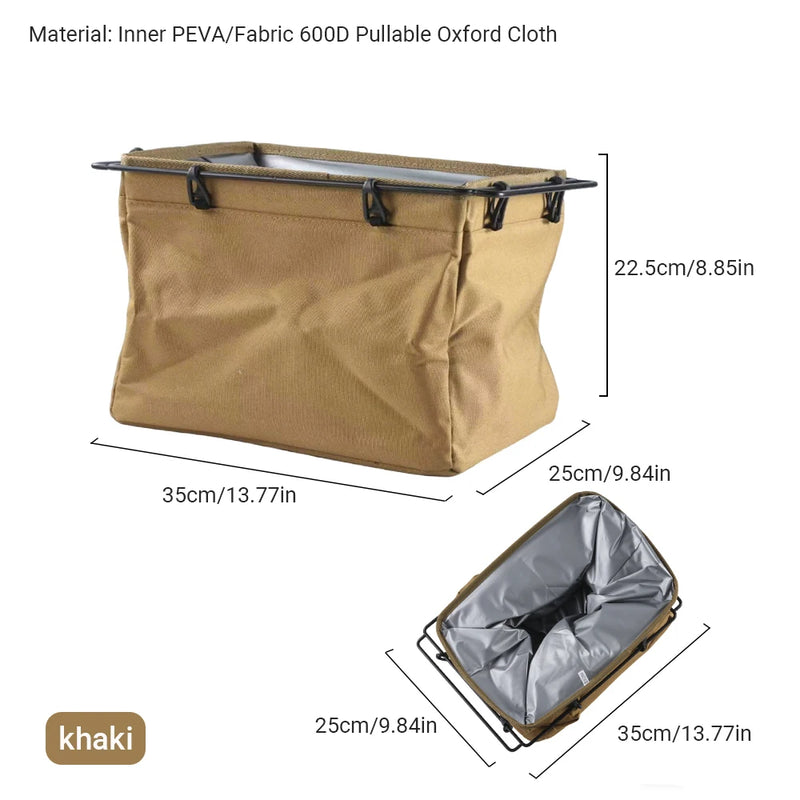 Pandatour Camping IGT 1UNT Summer ice Pack Storage Bag Large Capacity Equipment Organizer Bag Outdoor Picnic Cold insulation