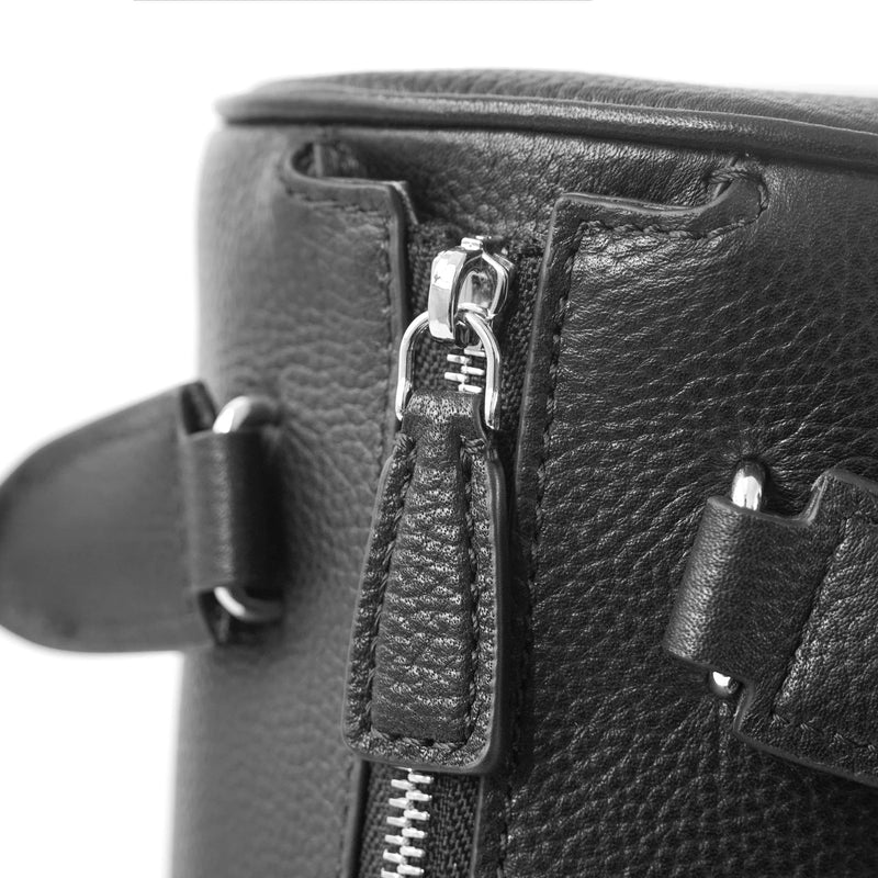Top-Grain Leather Cylinder Bag Woman Minimalist Style 2026 New Handbag Soft Genuine Leather Boston Bag Pillow Bag Premium Feel