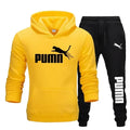 Letter printed sportswear set men's hooded sweatshirt | SAMAG