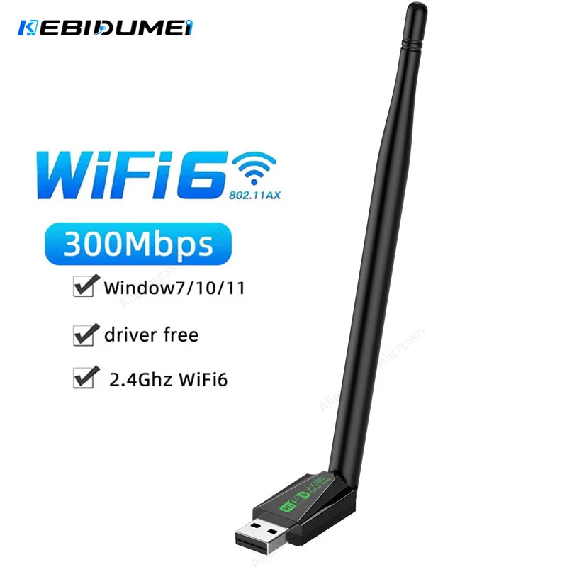 KEBIDUMEI 900Mbps WiFi USB Adapter Bluetooth5.4 Receiver 2.4G/5Ghz Wi - Fi Dongle 802.11AC Powerful - Visuel 8 | SAMAG