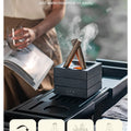 280ml Flame Aroma Diffuser USB Air Humidifier Colorful Atmosphere Light and Remote Control Bonfire Essential Oil Aroma Diffuser