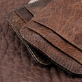 Fashion 100% Genuine Leather Thin Bank Credit Card Case Mini Card Wallet Men Bus Card Holder Cash Change Pack Business ID Pocket