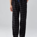3pcs Men's Pajama Bottoms Autumn/Winter New Fashion Flannel Plaid Casual Sleeping Pants Elastic Waistband and Pocket