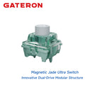 GATERON Magnetic Jade Ultra Switch, Linear, Freely Setting Pre-Travel, HE Hall Sensor Effect for Magnetic Keyboard Gaming Office