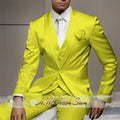 Men's Wedding Party Suits 3 Piece White Satin Mikado Jacket Vest Pants Set for Summer Banquet Party Father Gift Tailored Fit