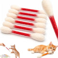 Cotton Swabs Cat Toys with Catnip Kitten Chew Sticks for Indoor Boredom Durable Dental Teething Ropes cat Lover Gift Accessories
