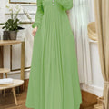 ZANZEA Muslim Modest Maxi Dresses Women Elegant Ruffles | SAMAG