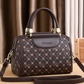 2025 New Fashion Boston Women'S Bag High Quality Printed Leather Pillow Bag  Shoulder Bags Handheld Classic Retro Crossbody Bag
