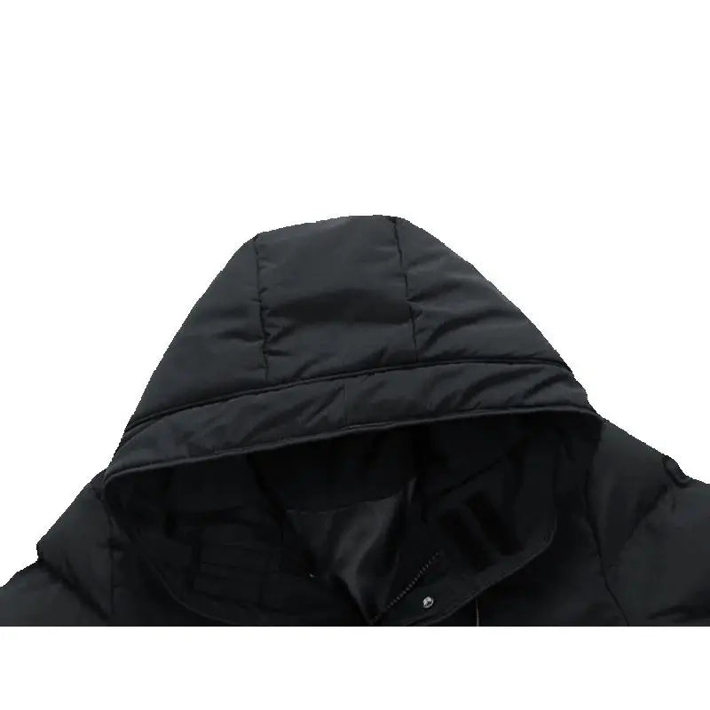 Men's Large Size Winter Cotton-Padded Jacket Trendy Casual Fashionable Versatile Mid-Length Warm Coat