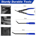 Car Trim Removal Tool 41/11/5Pcs Trim Puller Tool Kit Pry Tools Set for Trim Clip Pliers Fastener Plastic Rivets Removal Kit