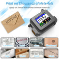 Iottim 12.7mm Mini Portable Inkjet Printer Small Business Date Label Printer QR code Logo Batch Number
