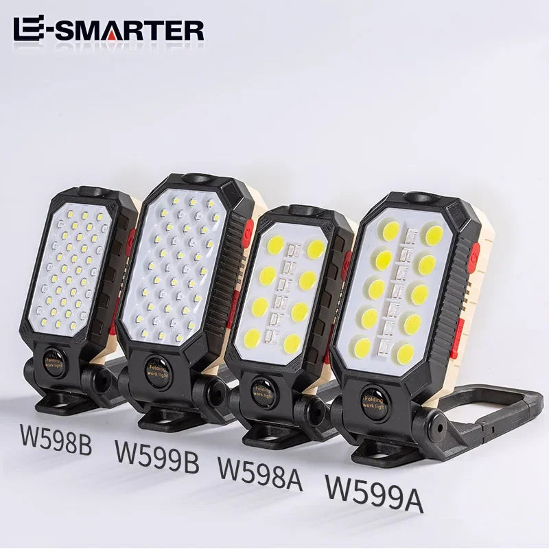 ESMARTER COB Portable Work Light USB Rechargeable - View 4 | SAMAG