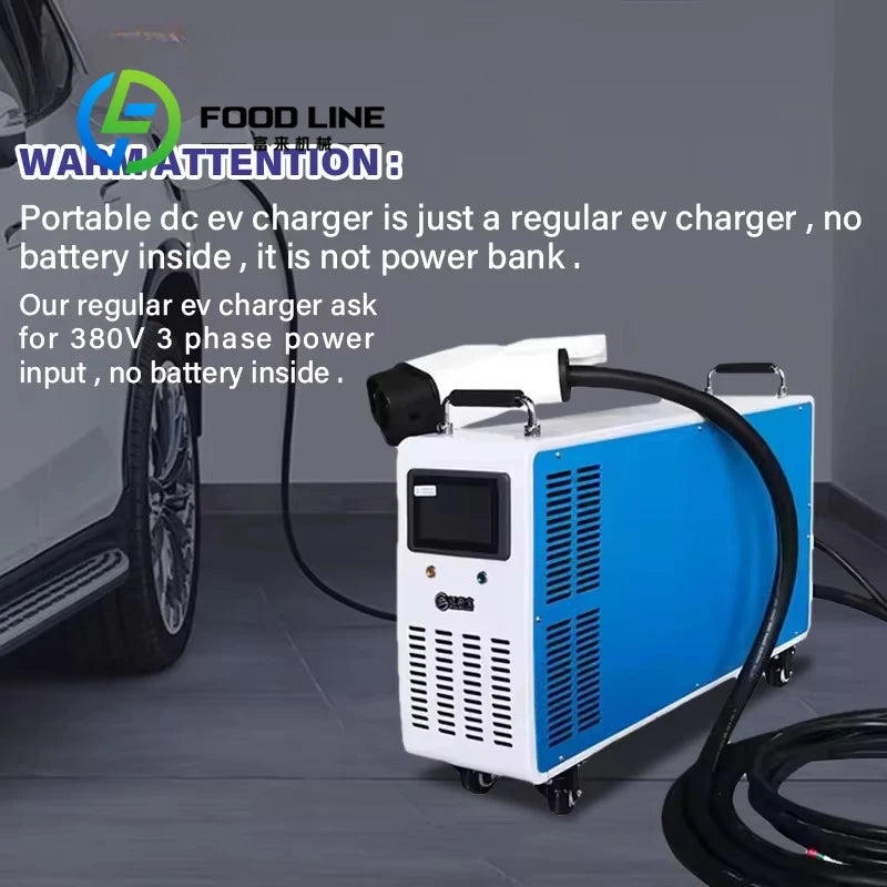 30KW CHAdeMO CCS DC EV Car Portable EV Charger Manufacturers Charging Station for Electric Car customize