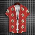 Hawaiian Shirt For Men 3d Beer Printed Short Sleeve Party | SAMAG