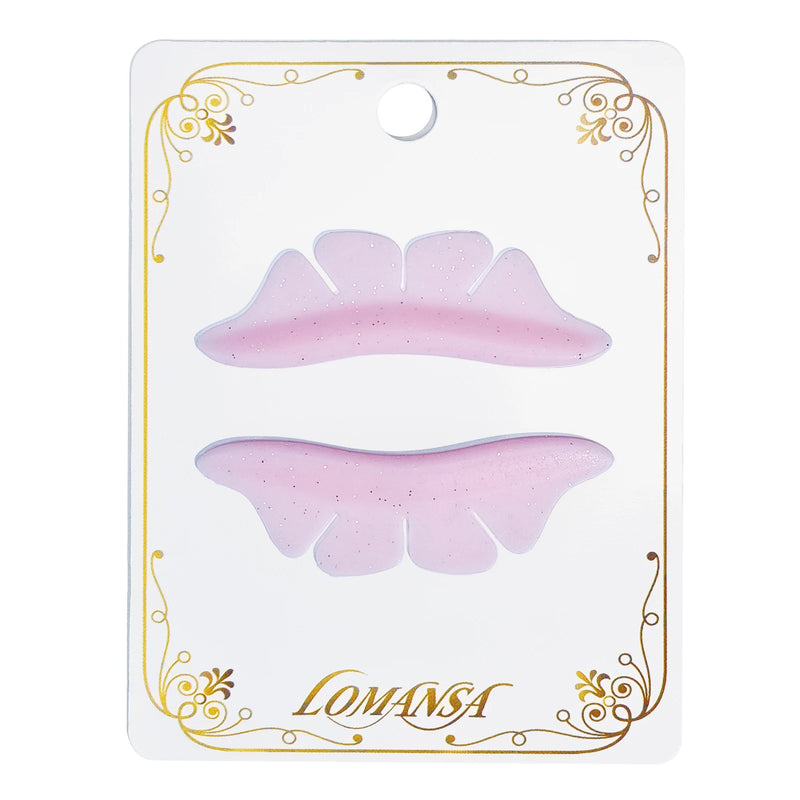 LOMANSA 1 Pair Glitter Butterfly Lash Lift Pad Eyelash Perm Rod Shield Lash Lifting Pads 3D Eyelash Curler Extension Accessories