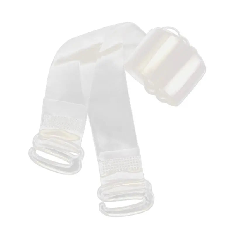 1Pair Invisible Bra Strap Elastic Shoulder Belt Transparent Non-Slip Plastic 1cm