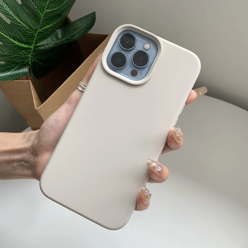 Liquid Silicone Phone Case For iPhone 17 ProMax 16 13 15 14 12 Pro Case for iPhone 17 16 13 12 Pro Max 14 15 With Box Cover