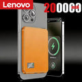 Lenovo 500000mAh Thin Magnetic Wireless Power Bank PD22.5W Fast Charging Portable External Battery for Magsafe For iPhone Huawei