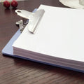 A4 / A5 Splint Density Board Writing Board Metal Aluminum Folder Clip File Plastic Menu Bill Folder Office Stationery