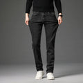 Cotton Stretch Jeans Men Classic Retro Straight Slim | SAMAG