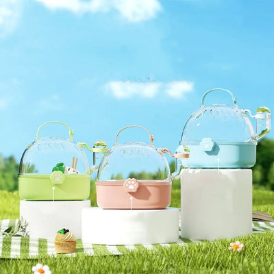 Transparent Pet Carriers Cage Breathable Escape-Proof | SAMAG