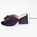 New Design Women's Platform Chunky High Heel Sandals Wedding Shoes Bride Platform Shoes Deorated with Rhinestone Luxury Pumps