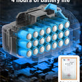 Rechargeable Air Conditioning Vest 9600mAh Battery Cooling Clothes for Hot Weather With Pockets Jacket for Working in the Heat