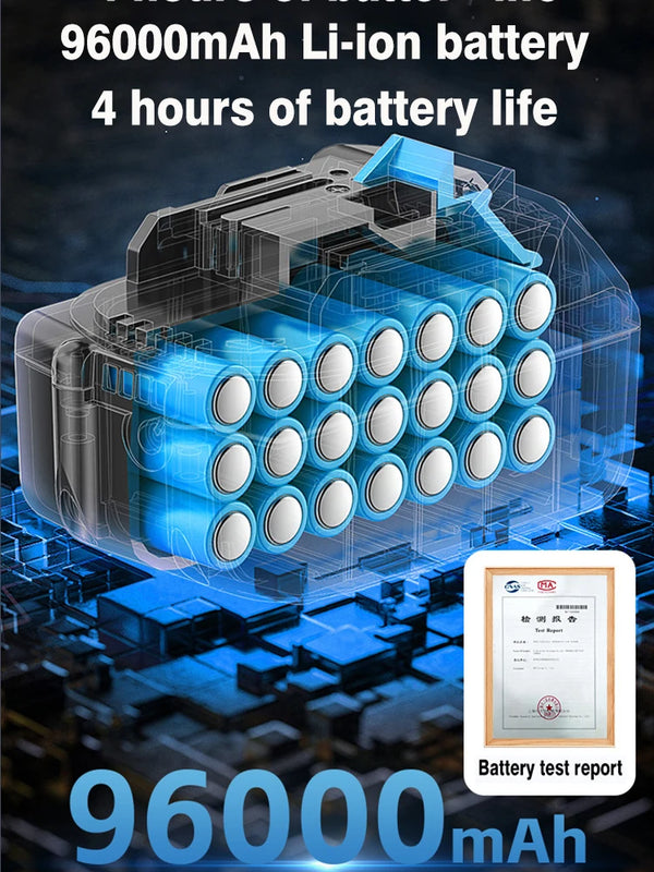 Rechargeable Air Conditioning Vest 9600mAh Battery Cooling Clothes for Hot Weather With Pockets Jacket for Working in the Heat