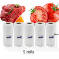5 Rolls/Lot Food vacuum sealer Storage saver bags Vacuum 5 size Bags For Kitchen Vacuum Sealer to keep food fresh