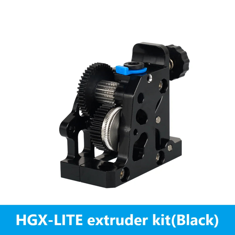 HGX LITE Extruder Dual Gear Extruder Hard Steel Reduction Gear High Speed Motor 3D Printer Parts for CR10 CR 10S Ender3 V2 VORON