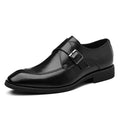 Men's Leather Shoes British Style Business Formal Derby Comfortable Fashionable Casual Footwear-SJ1112