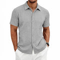 European and American Men's Casual Jacquard Shirt Summer | SAMAG