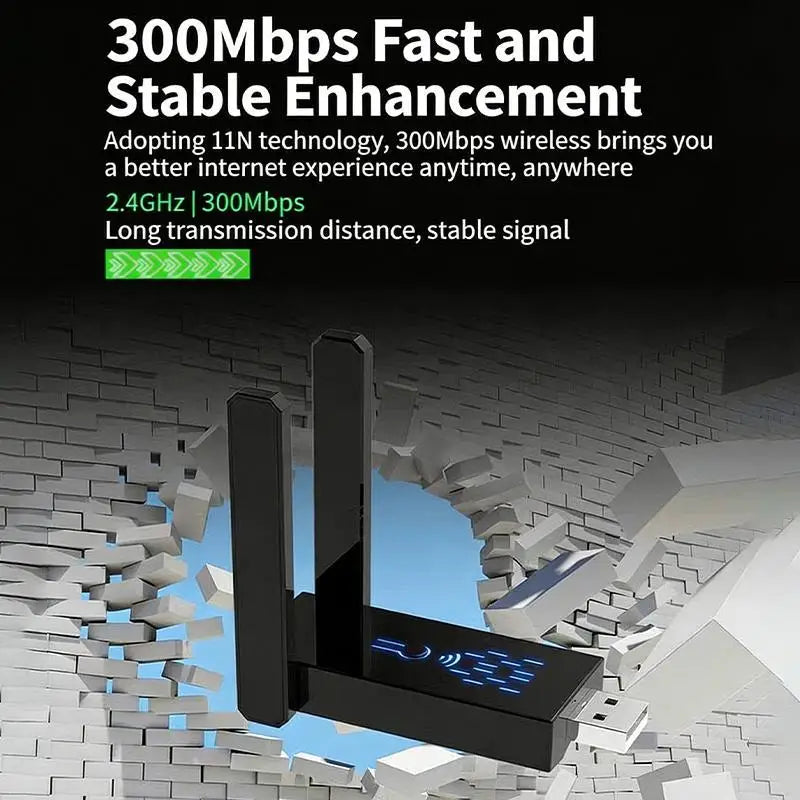 New Wall Penetrating King Network WIFI Router Extender USB Enhancer Signal Amplifier - Visuel 4 | SAMAG