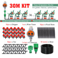 50-5M 1/4'' Hose Adjustable Drippers Automatic Watering Kit for Garden Greenhouse Home Outdoor Sprinkler Drip Irrigation System