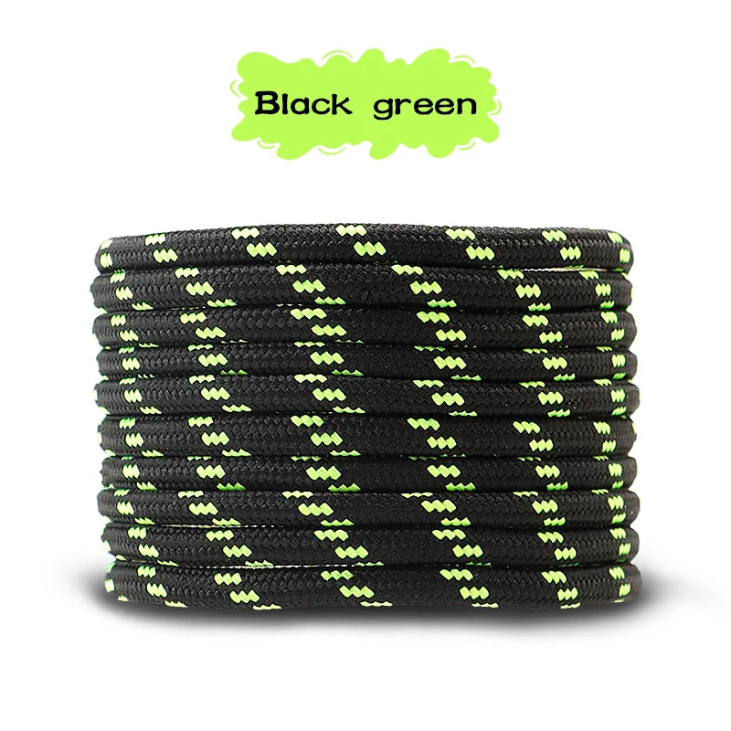 Quality Bold Round Shoelaces Durable Polyester Shoe laces Sneakers Boots Laces for Shoes Accessories 100/120/140/160cm 1Pair