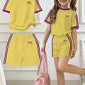 Kids Clothes Girls, , Easy Bow Print Short Sleeve T-Shirt | SAMAG