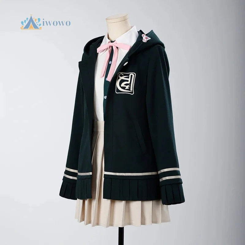 ChiaKi Nanami Cosplay Costume R-Quality Embroidery School Uniform Christmas Halloween Daily Wear