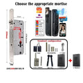 6068,5572,6072,6085 Mortise Lock Tuya Wifi App Camera Smart Digital Lock With Fingerprint Face Key Card Rfid