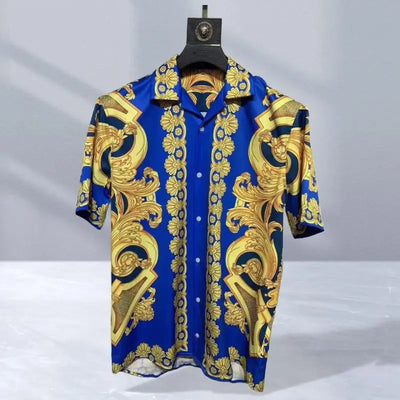 Vintage men's luxurious gold Baroque chain patterned | SAMAG